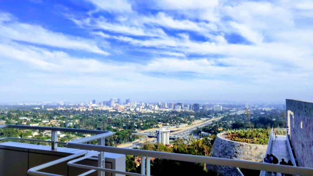 Breathtaking views from The Getty Center, Los Angeles. Photo by Dennis Bindarau / LIVEfeed