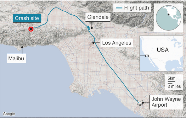 Officials launch investigation into helicopter crash that killed Kobe Bryant and 8 others on board | LIVEfeed – News as it happens