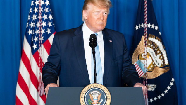 President Donald J. Trump delivers remarks on the death of Soleimani