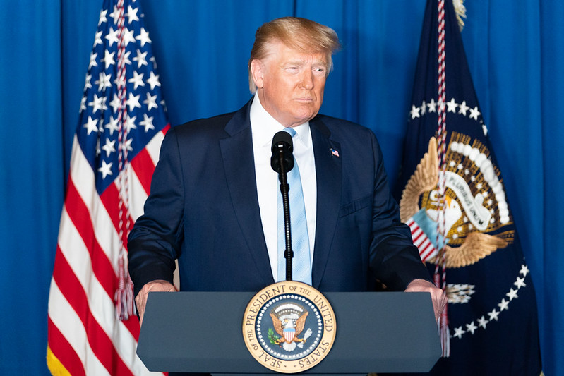 President Donald J. Trump delivers remarks on the death of Soleimani