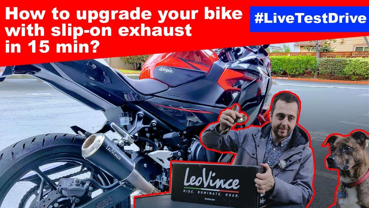 How to upgrade your bike with the slip-on exhaust in 15 minutes: LeoVince LV-10