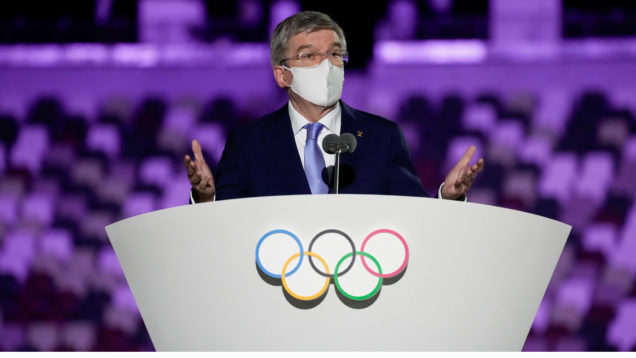 IOC President speaks at Tokyo 2020 Opening Ceremony | LiveFEED
