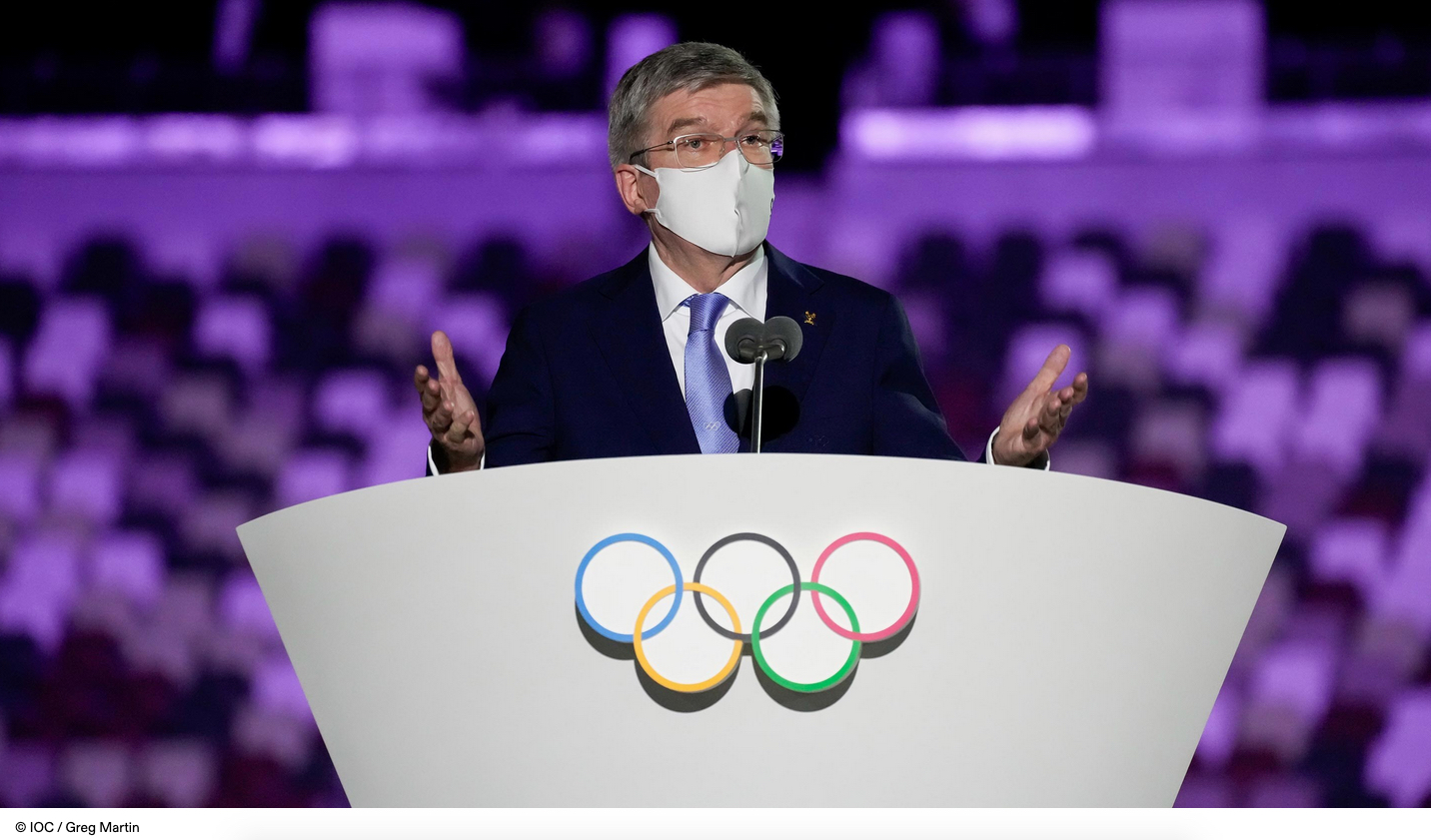 IOC President speaks at Tokyo 2020 Opening Ceremony | LiveFEED