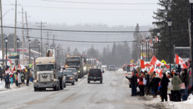 #FreedomConvoy arrives in Ottawa as Trudeau self-isolates at home | LiveFEED®