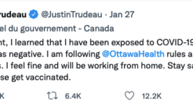 Trudeau-self-isolation-tweet