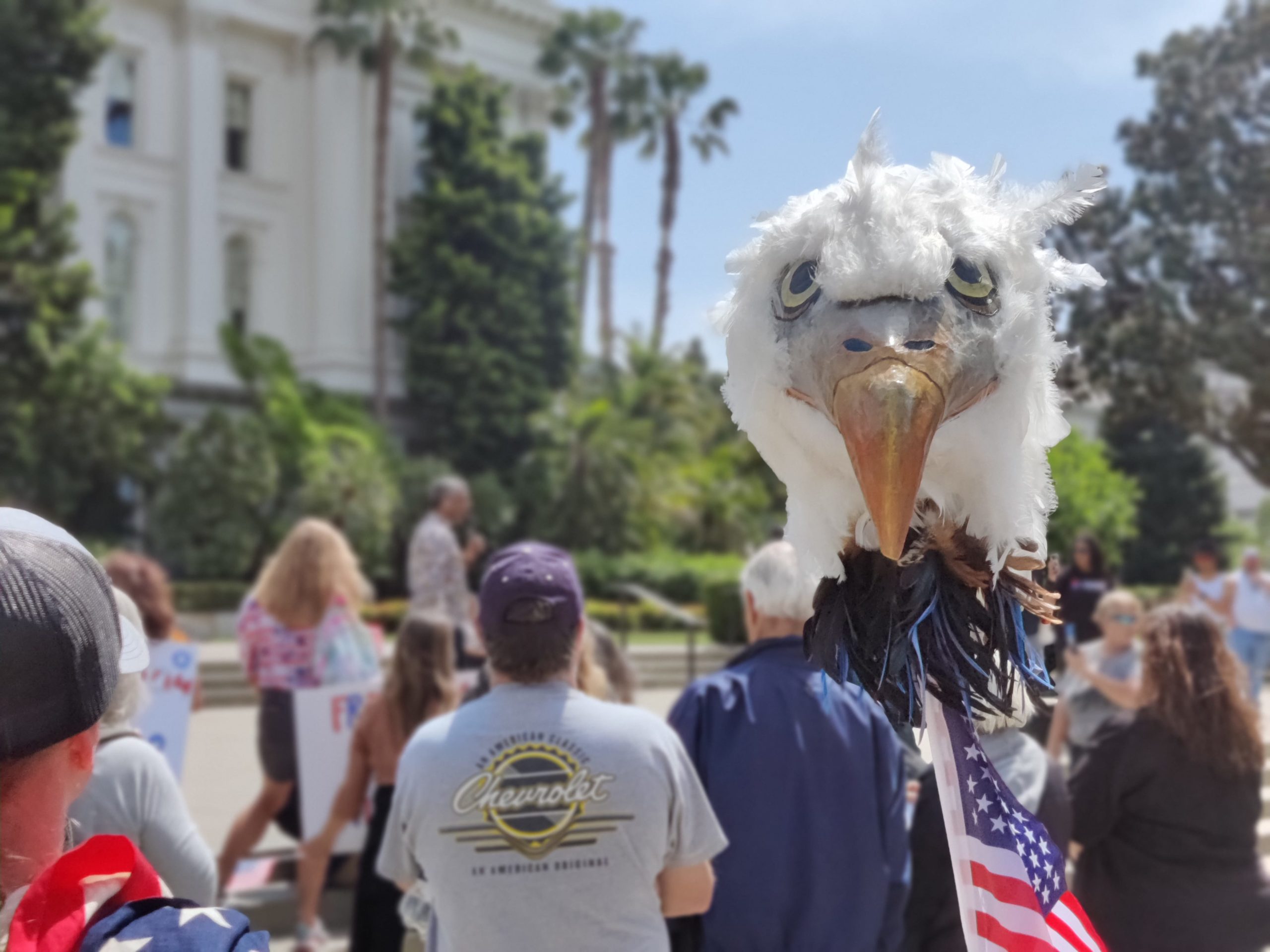 The People's Convoy and supporters gather in Sacramento, announce rallies to oppose the state's pandemic bills