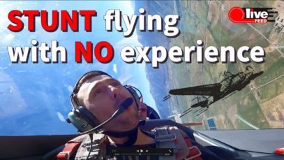 VIDEO: Flying STUNT plane for the first time with NO piloting experience | Preview